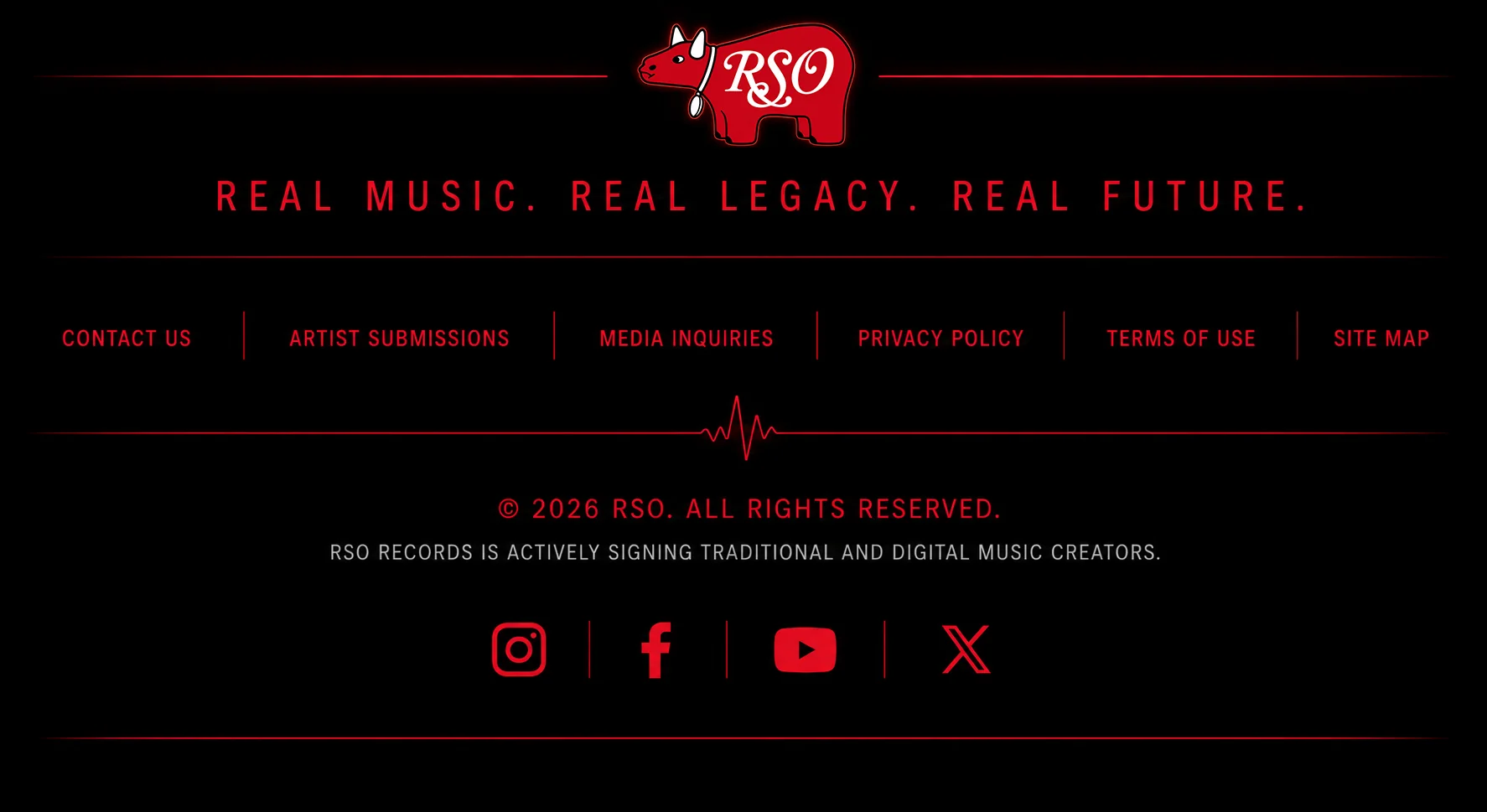 RSO Records Footer